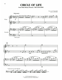 Circle Of Life von Elton John (Download) 