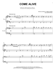 Come Alive von Benj Pasek (Download) 