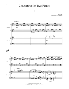 Concertino For Two Pianos (Download) 