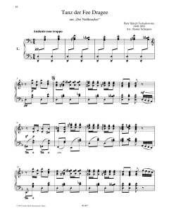 Dance of the Fairy DragÃ©e von Peter Iljitsch Tschaikowsky (Download) 