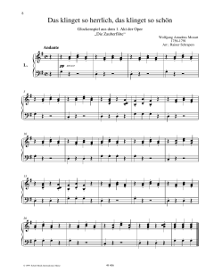 Das Klinget So Herrlich von Wolfgang Amadeus Mozart (Download) 