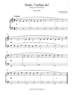 Dodo, L'enfant Do! von Traditional Folk Song (Download) 