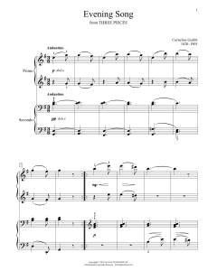 Evening Song von Cornelius Gurlitt (Download) 