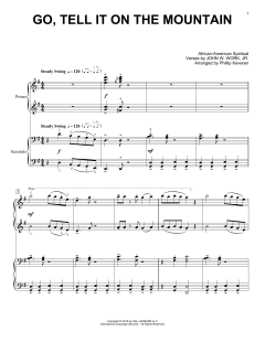 Go, Tell It On The Mountain von John W. Work Jr. (Download) 