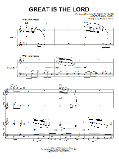 Great Is The Lord von Michael W. Smith (Download) 