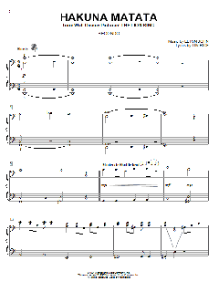 Hakuna Matata von Elton John (Download) 