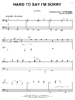 Hard To Say I'm Sorry von Chicago (Download) 