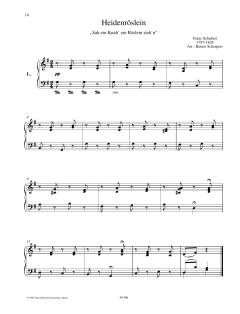 Heidenroslein von Franz Schubert (Download) 