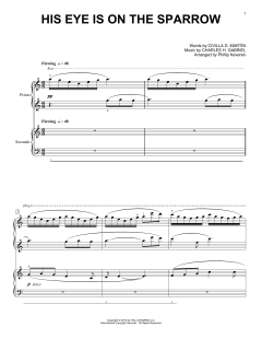 His Eye Is On The Sparrow von Civilla D. Martin (Download) 