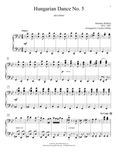 Hungarian Dance No. 5 von Johannes Brahms (Download) 