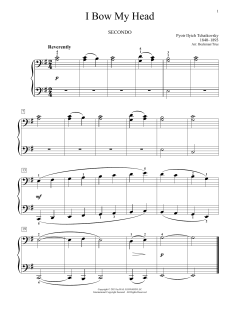 I Bow My Head von Pyotr Ilyich Tchaikovsky (Download) 