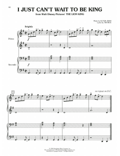 I Just Can't Wait To Be King von Elton John (Download) 