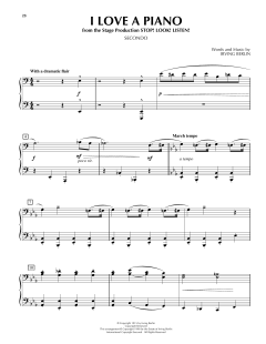 I Love A Piano von Irving Berlin (Download) 
