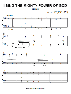 I Sing The Mighty Power Of God von Isaac Watts (Download) 