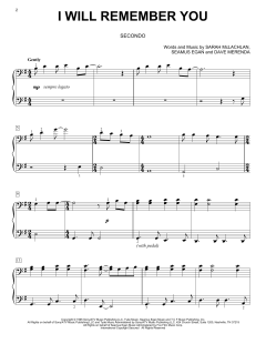 I Will Remember You von Sarah McLachlan (Download) 