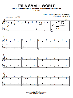 It's A Small World von Robert Bernard Sherman (Download) 