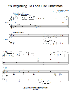 It's Beginning To Look Like Christmas von Meredith Willson (Download) 