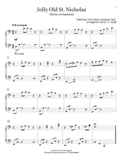 Jolly Old St. Nicholas von Carolyn C. Setliff (Download) 