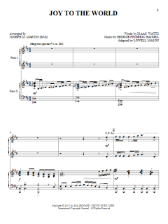 Joy To The World von Joseph M. Martin (Download) 