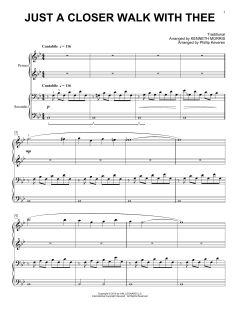 Just A Closer Walk With Thee von Traditional (Download) 