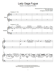 Lady Gaga Fugue (Download) 