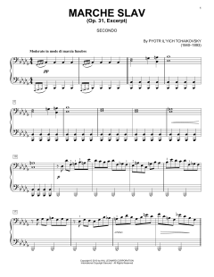 Marche Slav, Op. 31 von Peter Iljitsch Tschaikowsky (Download) 