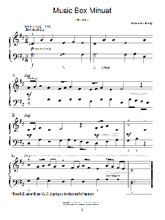 Music Box Minuet von Deborah Brady (Download) 