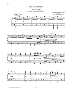 Non Piu Andrai von Wolfgang Amadeus Mozart (Download) 
