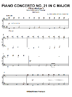 Piano Concerto No. 21 in C Major von Wolfgang Amadeus Mozart (Download) 