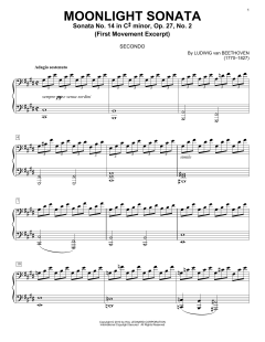 Piano Sonata No. 14 In C# Minor von Ludwig van Beethoven (Download) 