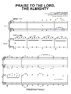 Praise To The Lord, The Almighty von Joachim Neander (Download) 