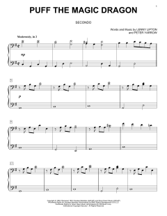 Puff The Magic Dragon von Peter, Paul & Mary (Download) 