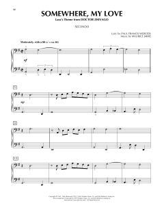 Somewhere, My Love von Paul Francis Webster (Download) 