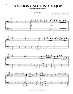 Symphony No. 7 In A Major, First Movement Excerpt von Ludwig van Beethoven (Download) 