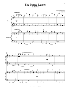 The Dance Lesson, Op. 27, No. 5 von Leander Schlegel (Download) 