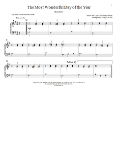 The Most Wonderful Day Of The Year von Johnny Marks (Download) 