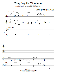 They Say It's Wonderful von Irving Berlin (Download) 