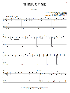 Think Of Me von Andrew Lloyd Webber (Download) 