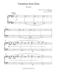 Variations From Elise von Ludwig van Beethoven (Download) 