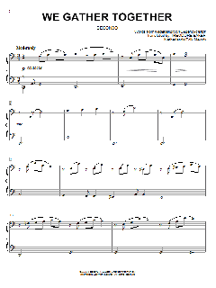 We Gather Together von Nederlandtsch Gedenckclanck (Download) 