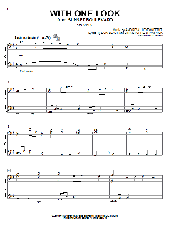 With One Look von Andrew Lloyd Webber (Download) 