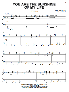 You Are The Sunshine Of My Life von Stevie Wonder (Download) 