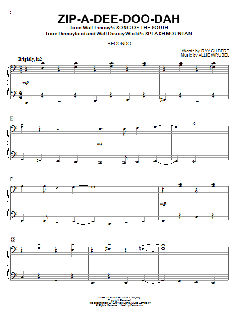 Zip-A-Dee-Doo-Dah von Ray Gilbert (Download) 