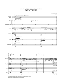 Big Time - Score (Download) 