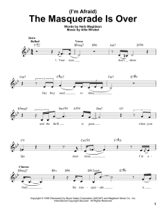 (I'm Afraid) The Masquerade Is Over von Allie Wrubel (Download) 