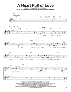 A Heart Full Of Love von Alain Boublil (Download) 