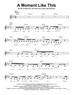 A Moment Like This von Kelly Clarkson (Download) 