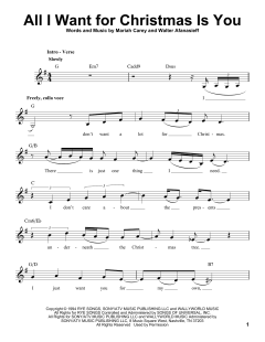 All I Want For Christmas Is You von Mariah Carey (Download) 