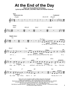 At The End Of The Day von Alain Boublil (Download) 