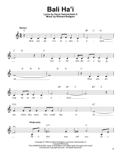 Bali Ha'i von Richard Rodgers (Download) 
